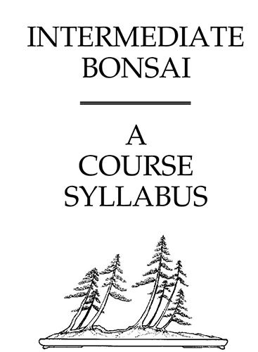 Intermediate Bonsai - A Course Syllabus Image